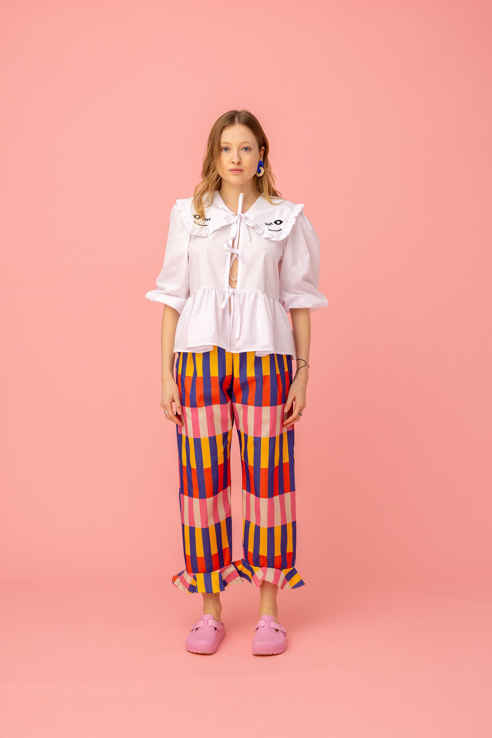 JAZZY FRILL PANTS- GLITCH