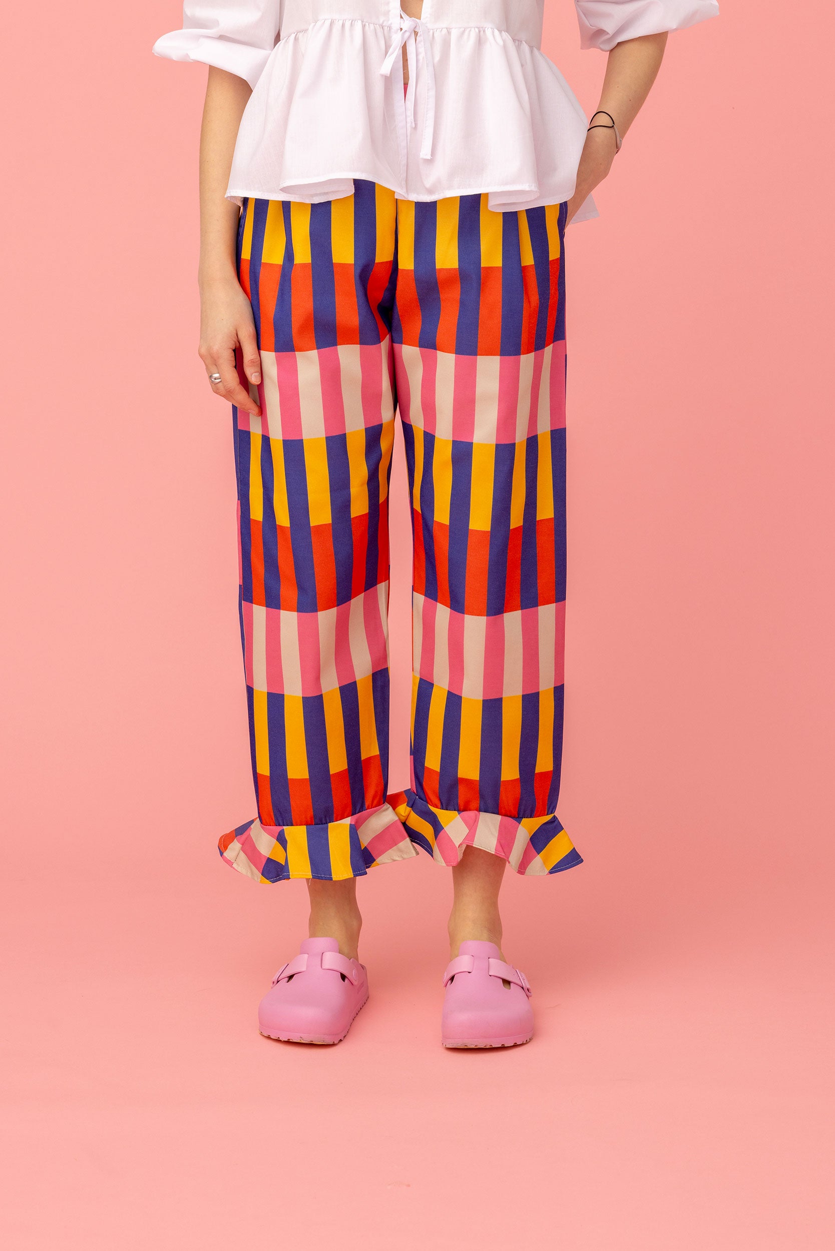 JAZZY FRILL PANTS- GLITCH