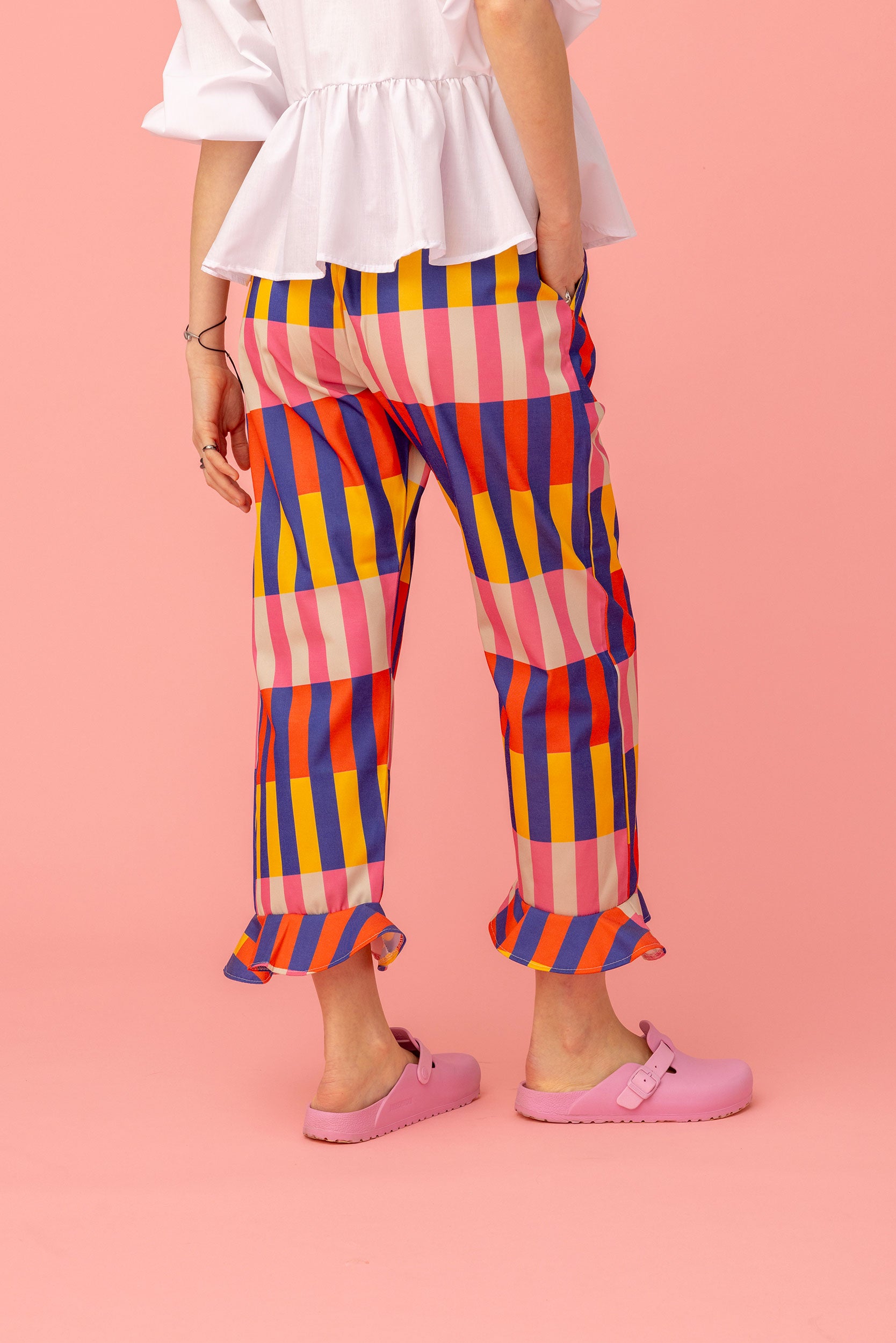 JAZZY FRILL PANTS- GLITCH