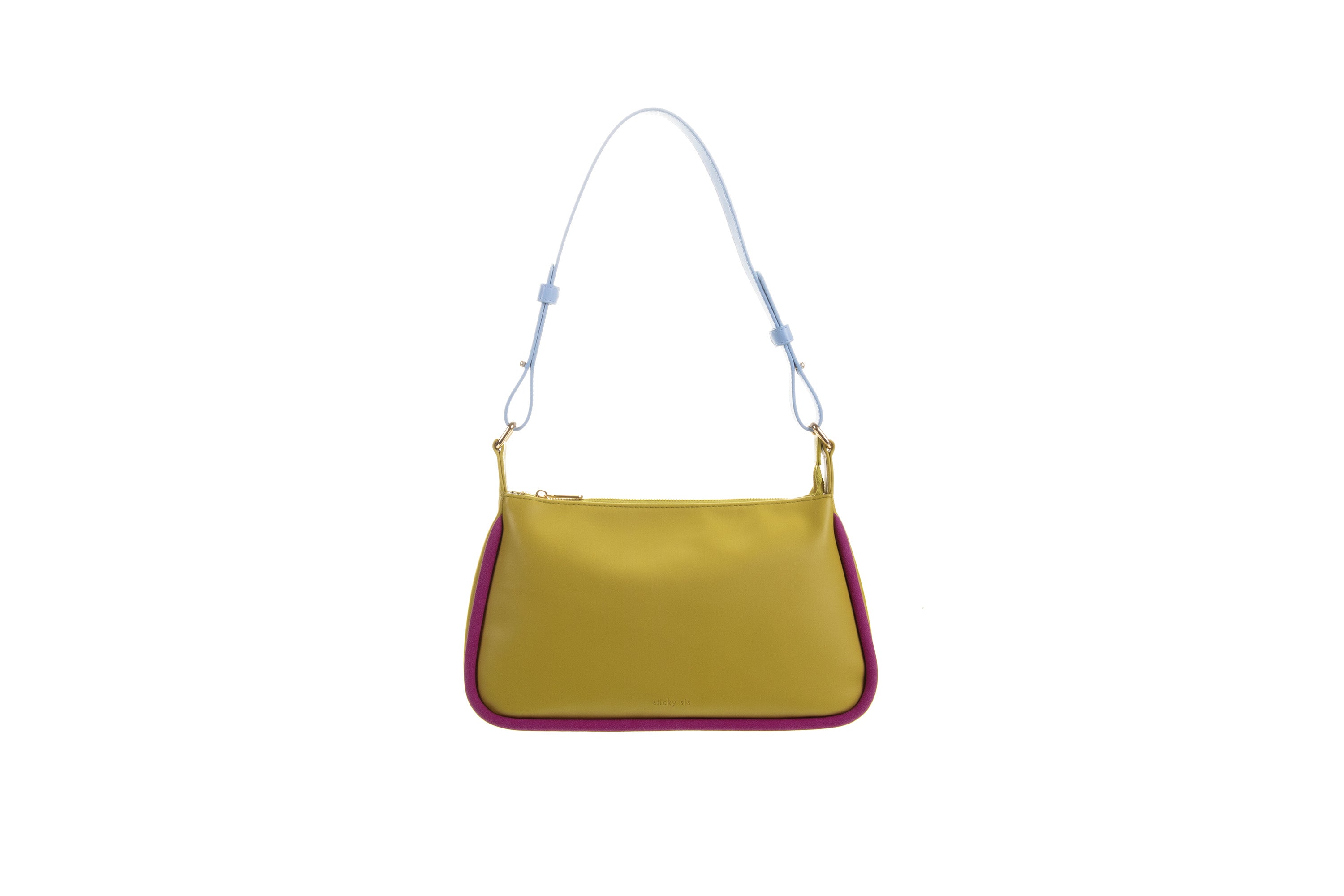 IL SOLE HANDBAG- LEMON LEAF AND POSITANO PURPLE