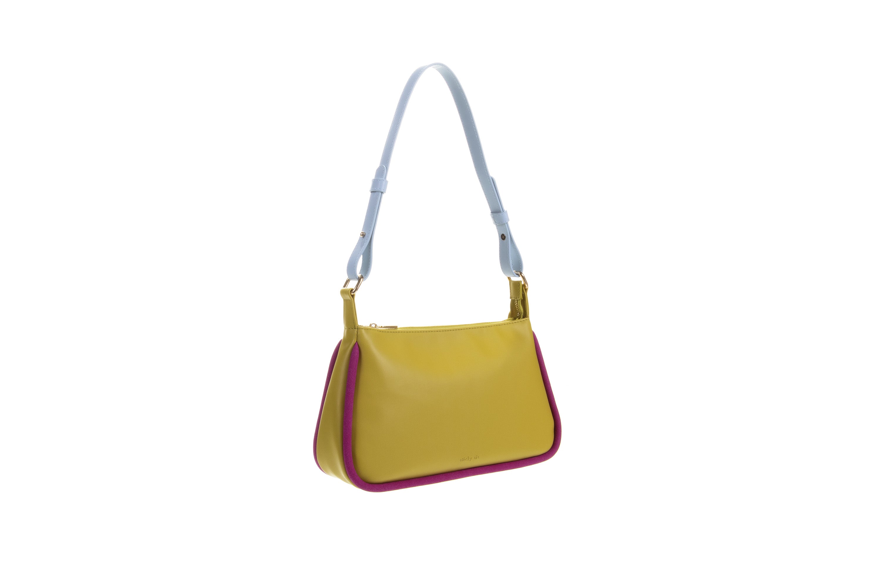 IL SOLE HANDBAG- LEMON LEAF AND POSITANO PURPLE