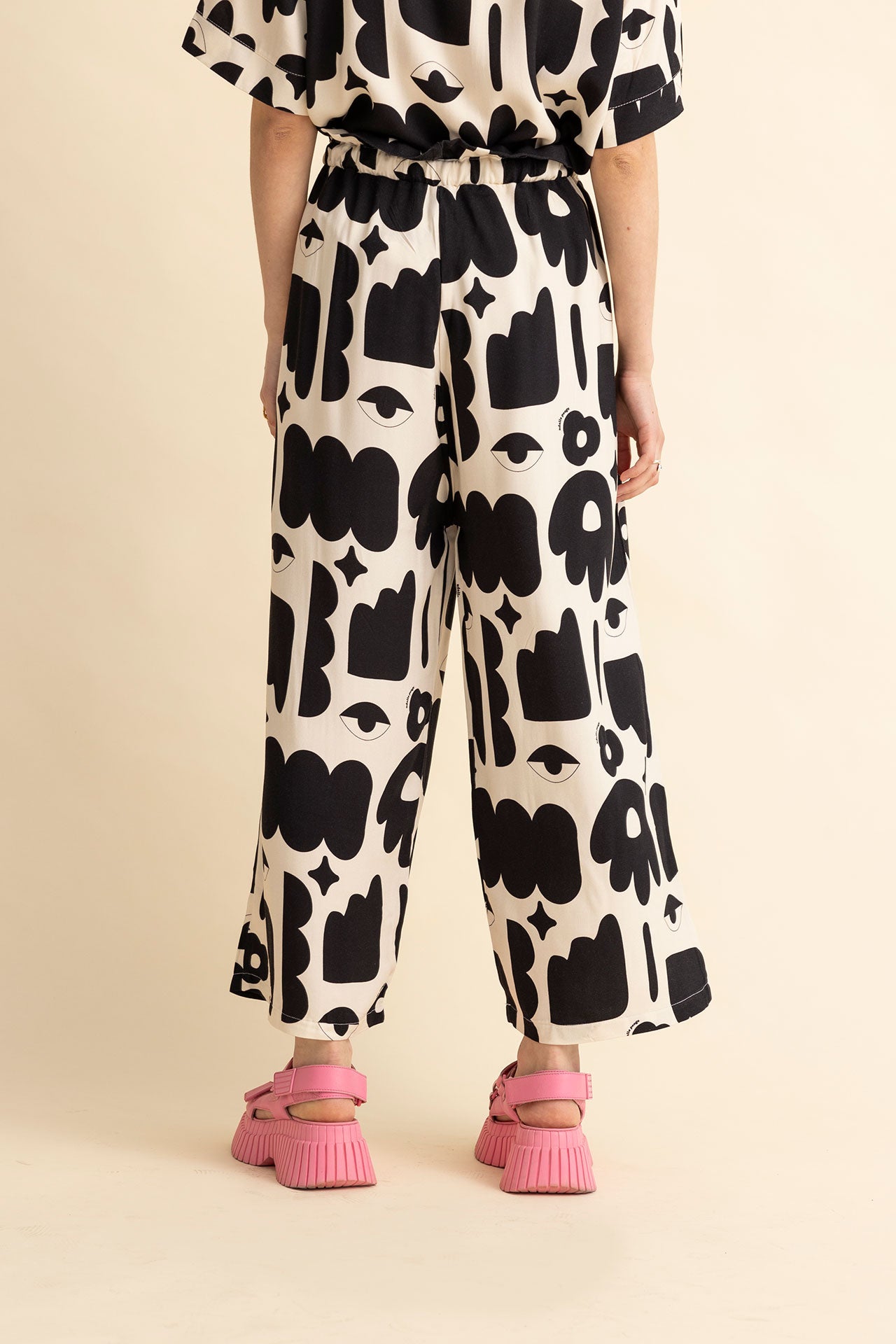 WIDE LEG PANTS ERIC- ABSTRACT III