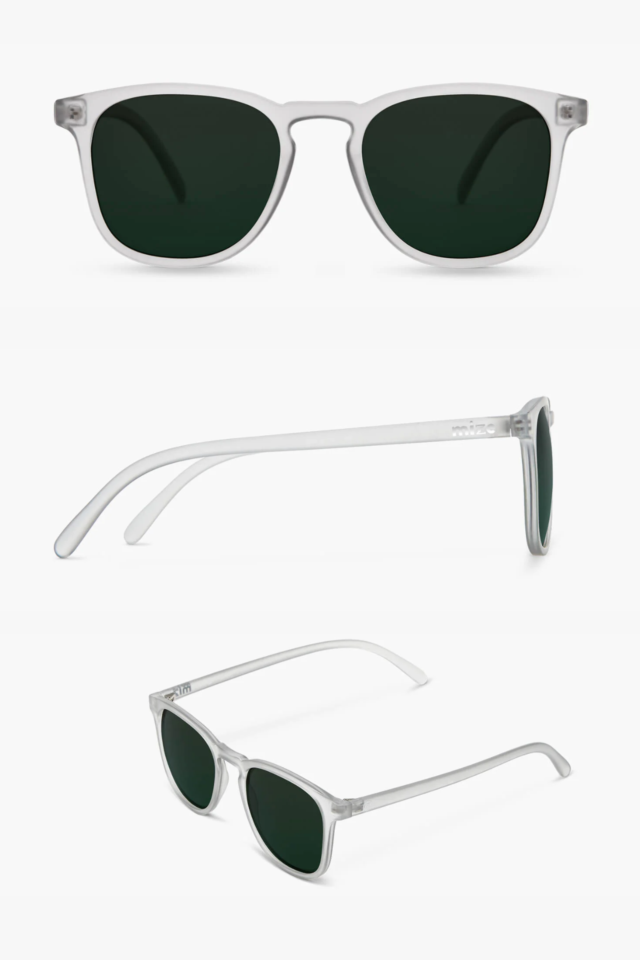 MIZE SUNGLASSES- C°2 GRIS SMOKE GREEN