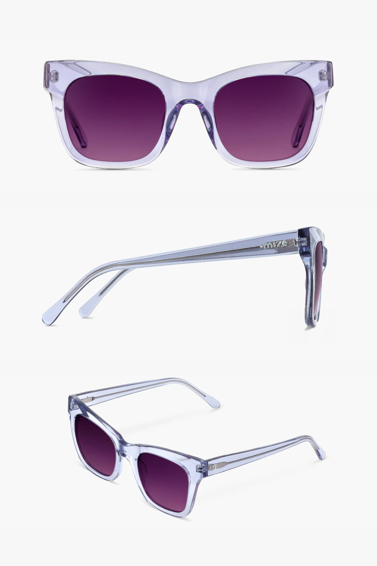 MIZE SUNGLASSES- H°7 AMETHYSTE GRADIENT PURPLE