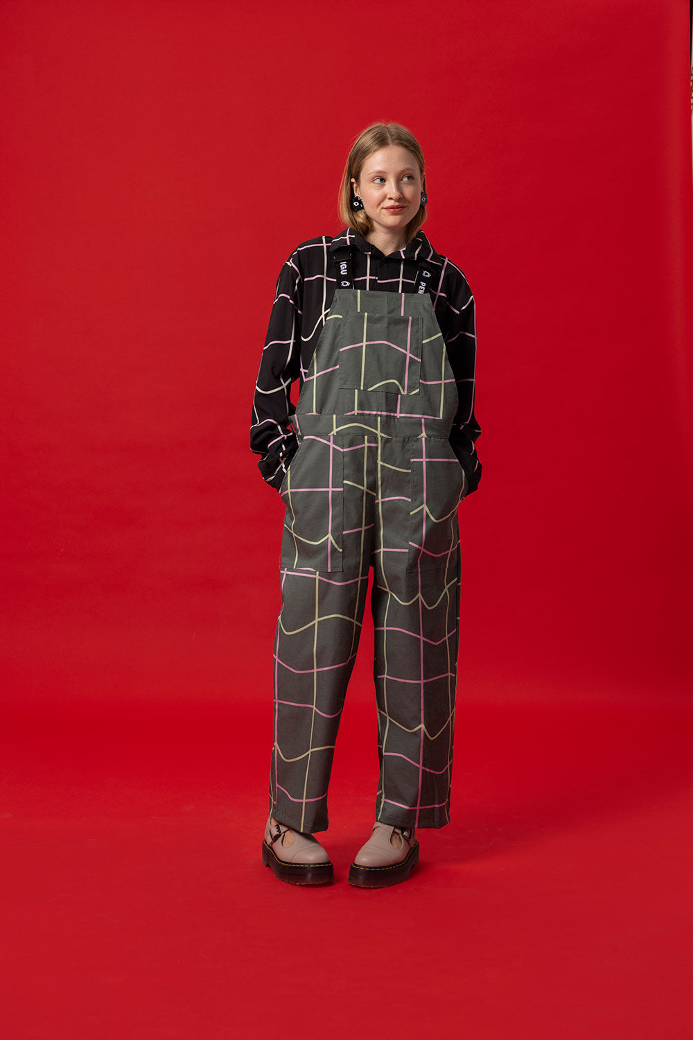 BE COOL OVERALLS- GRID