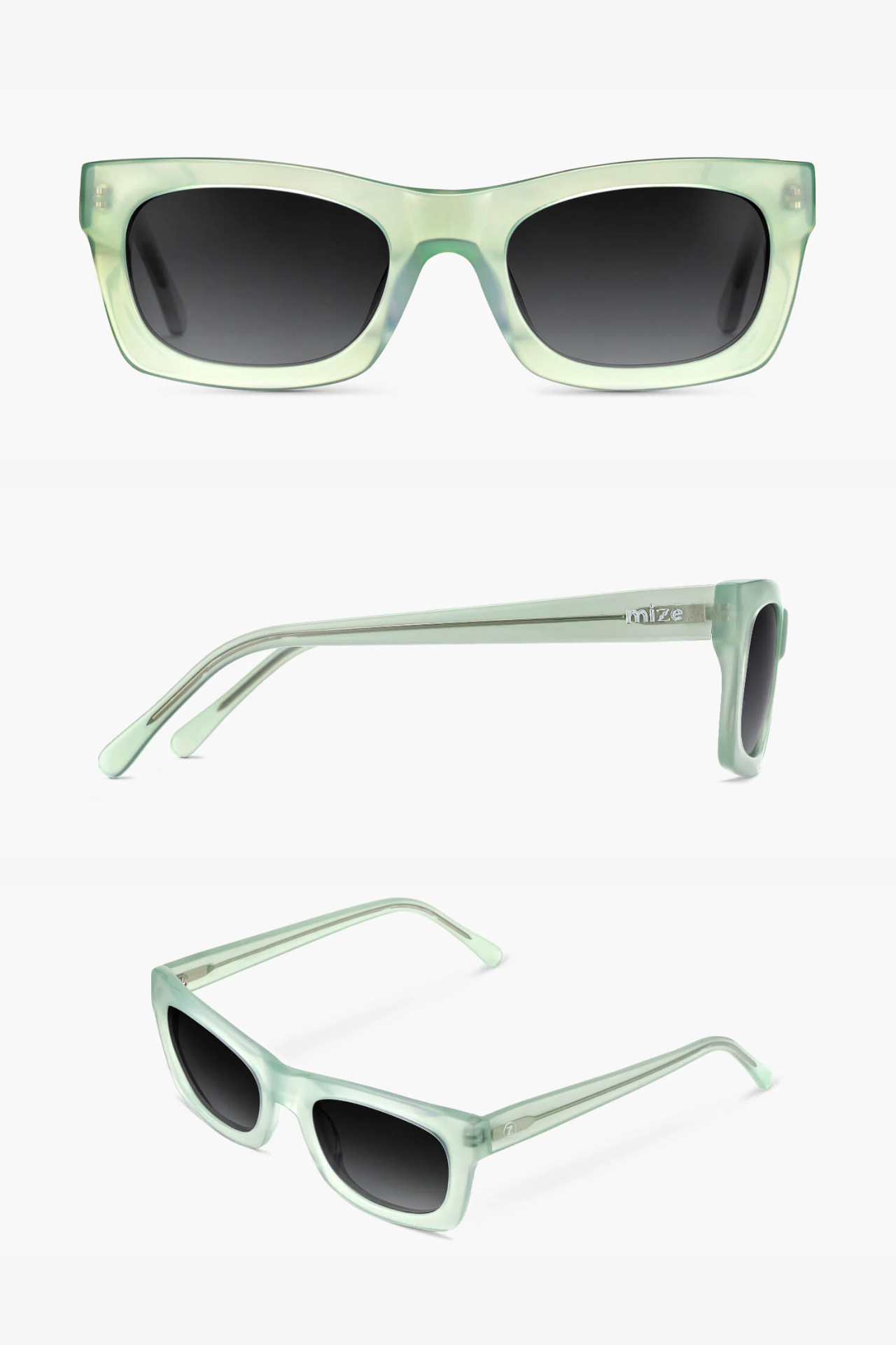 MIZE SUNGLASSES- H°8 MENTHE GRADIENT GREY