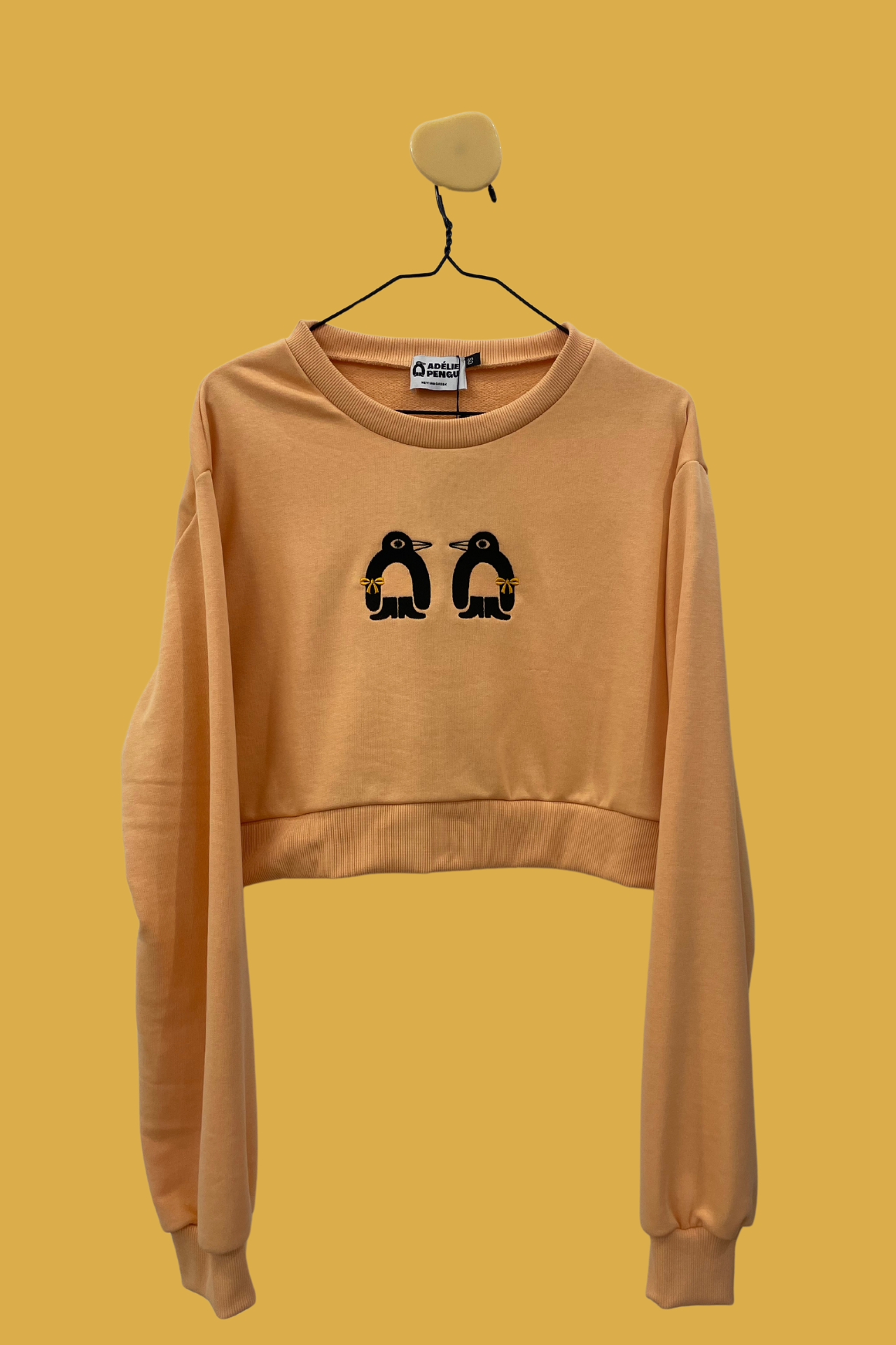 CROPPED SWEATSHIRT LOLLIPOP- PENGUIN BOWS