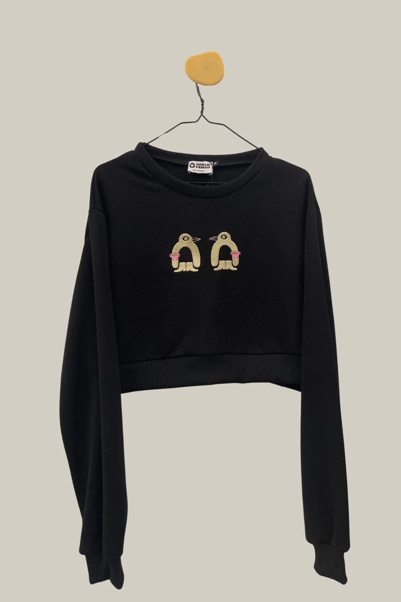 CROPPED SWEATSHIRT LOLLIPOP- PENGUIN BOWS