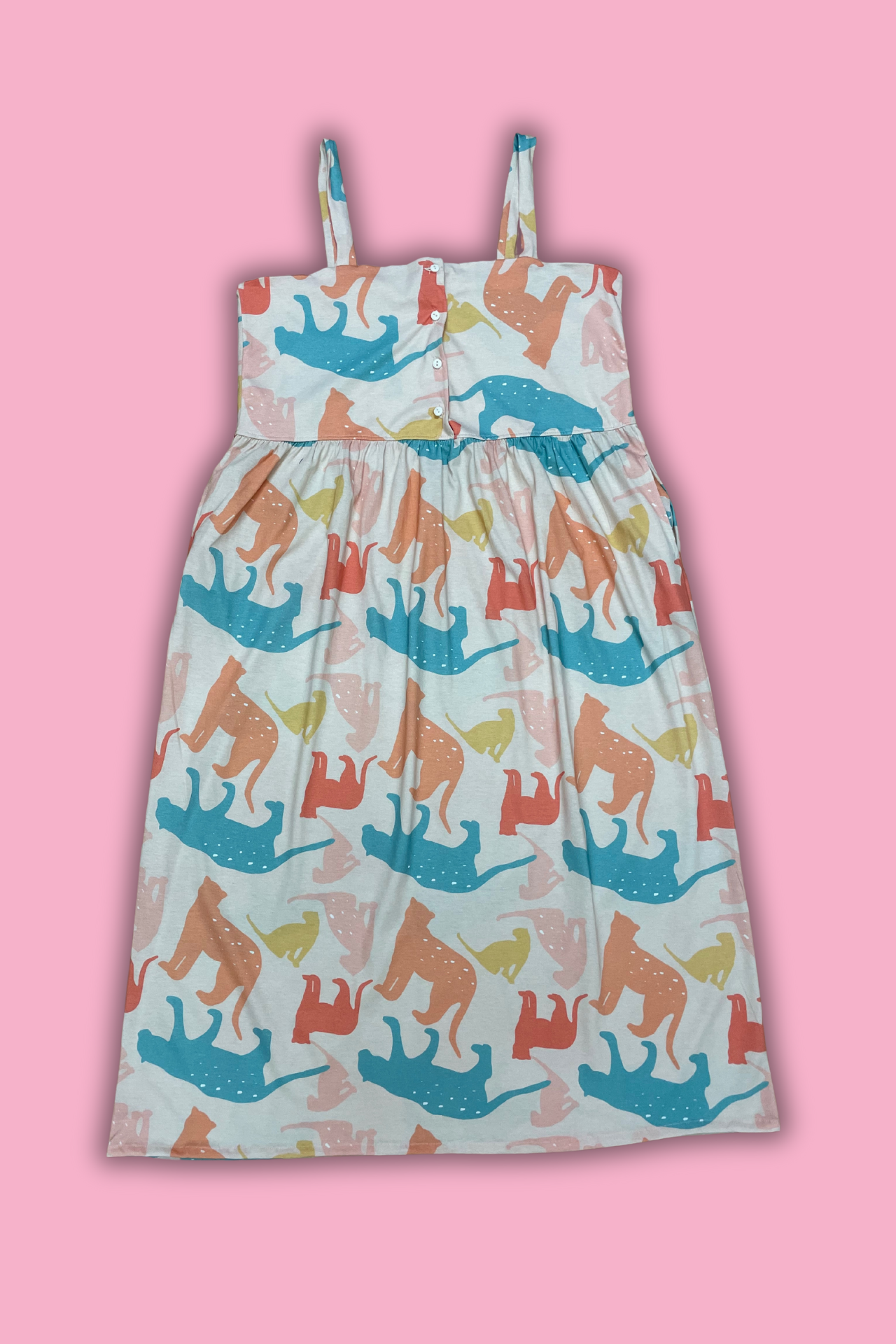 POQUITA SLIP DRESS- TIGERS