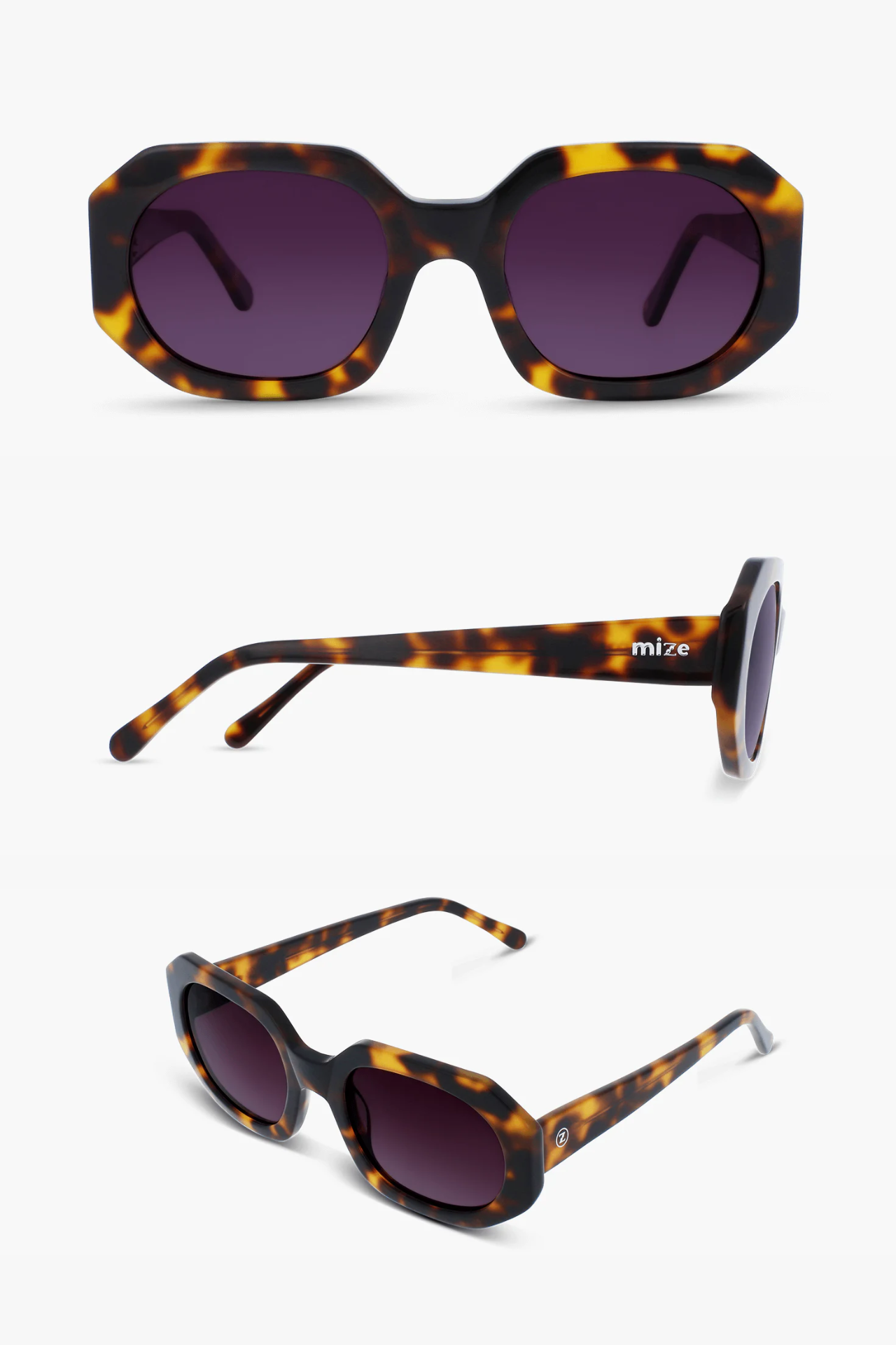 MIZE SUNGLASSES- H°11 TORTOISE GRADIENT PURPLE