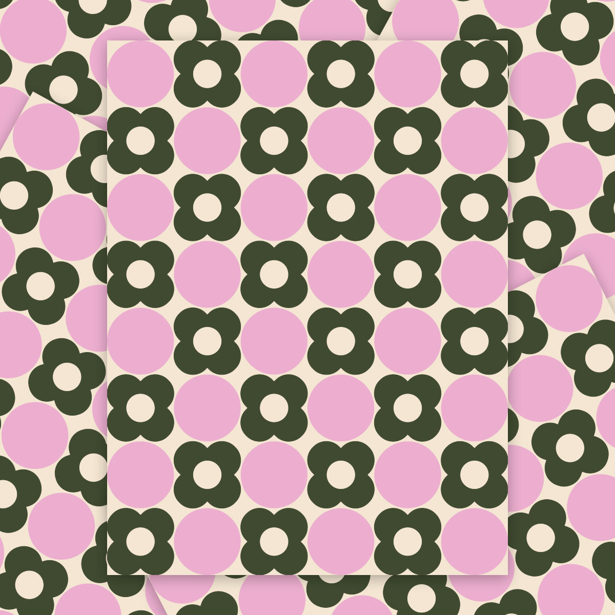 REDY POSTER- POLKA FLORAL