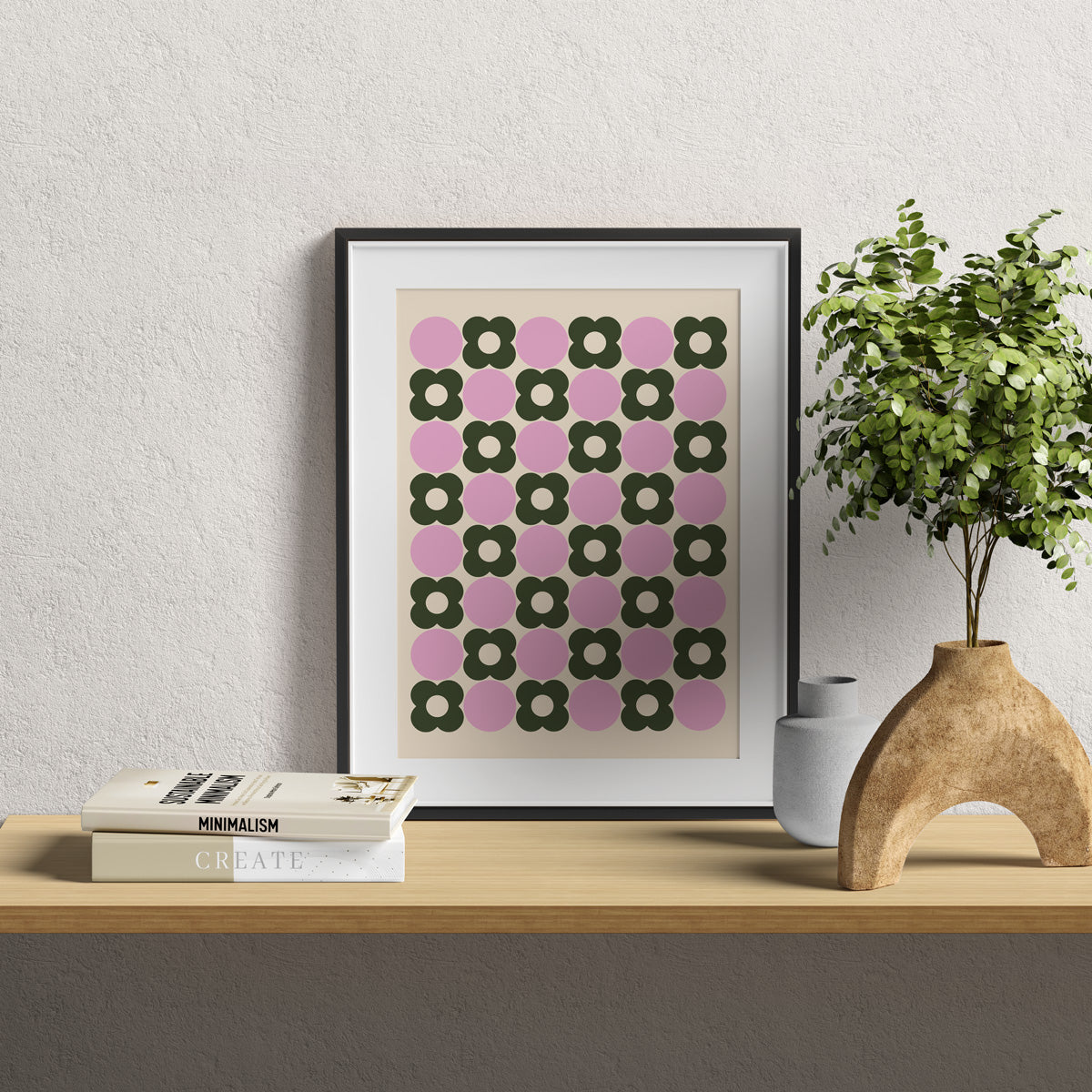 REDY POSTER- POLKA FLORAL