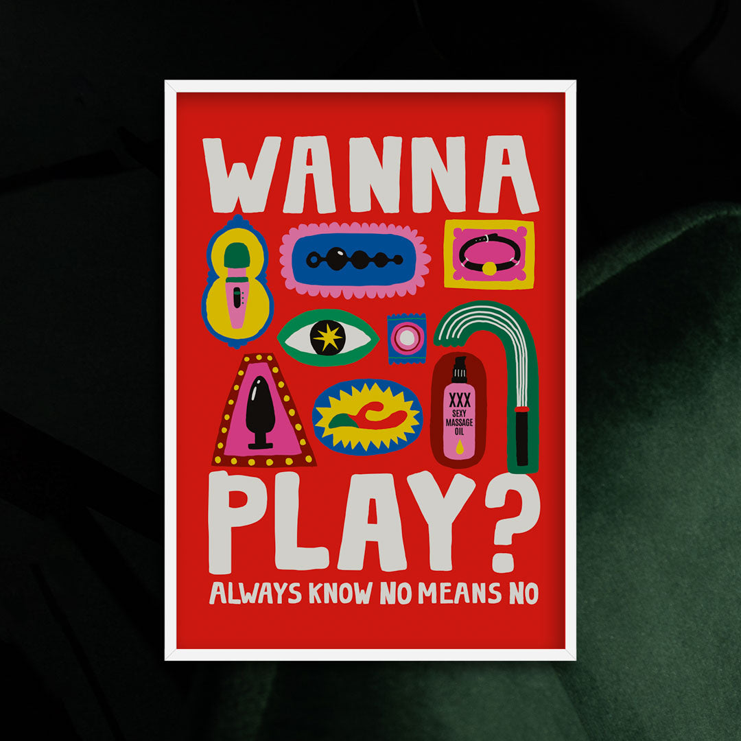 REDY POSTER- WANNA PLAY? TOYS