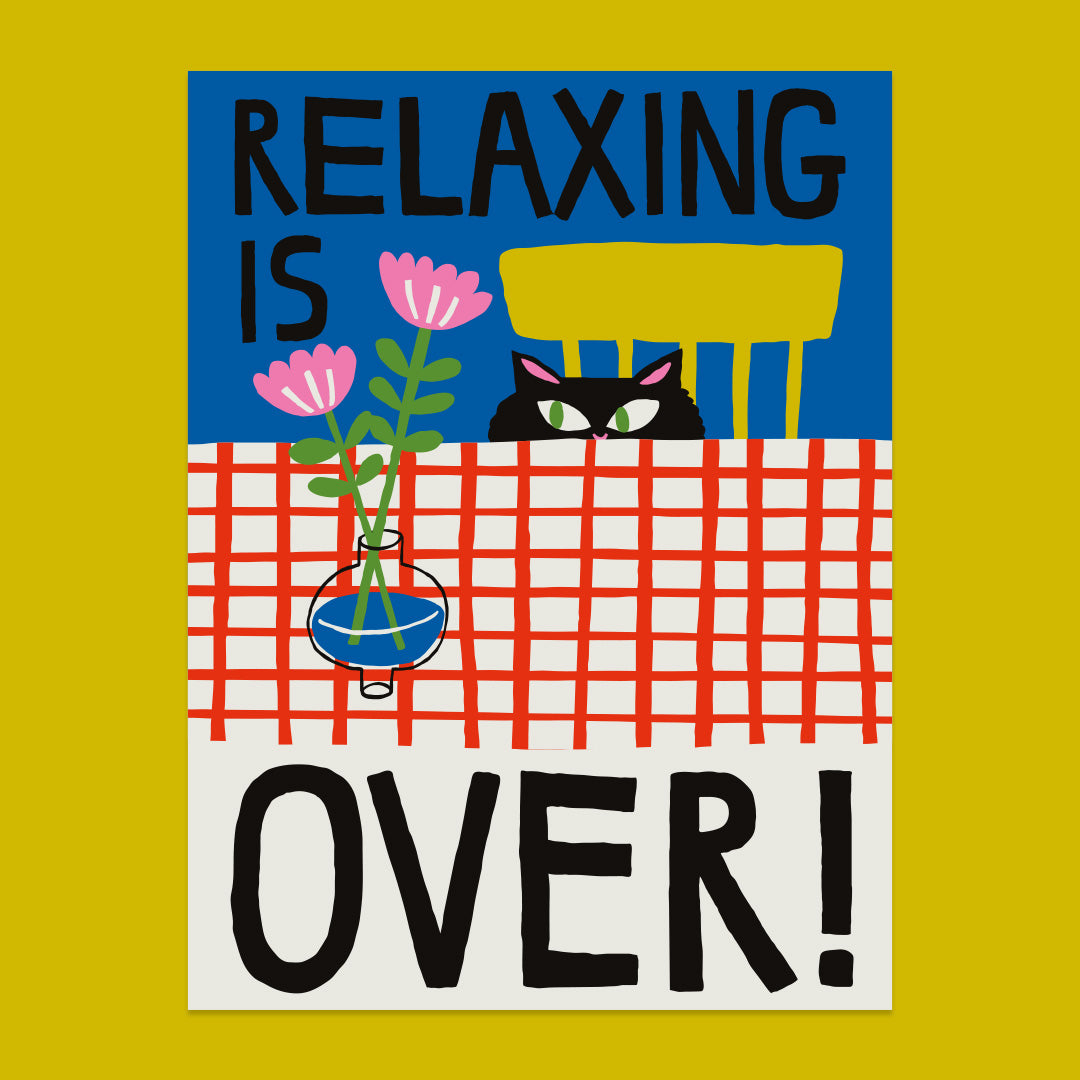 REDY POSTER- RELAXING IS OVER