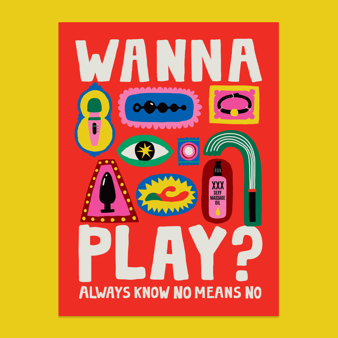 REDY POSTER- WANNA PLAY? TOYS