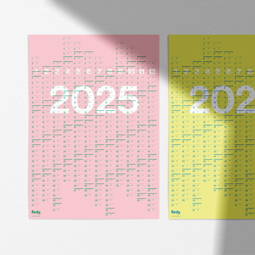 REDY CALENDAR 2025- COLOURS