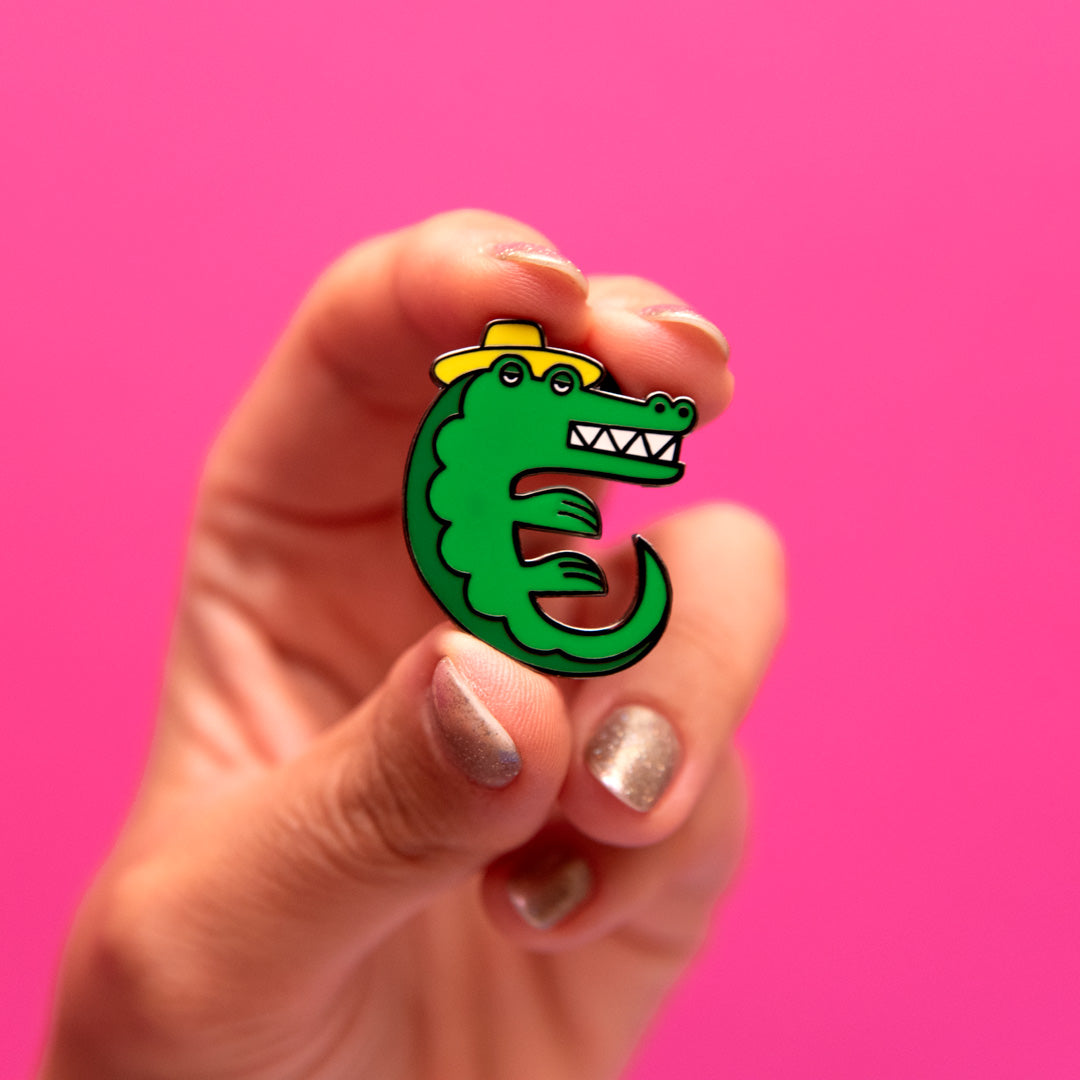 REDY ENAMEL PIN-CROC