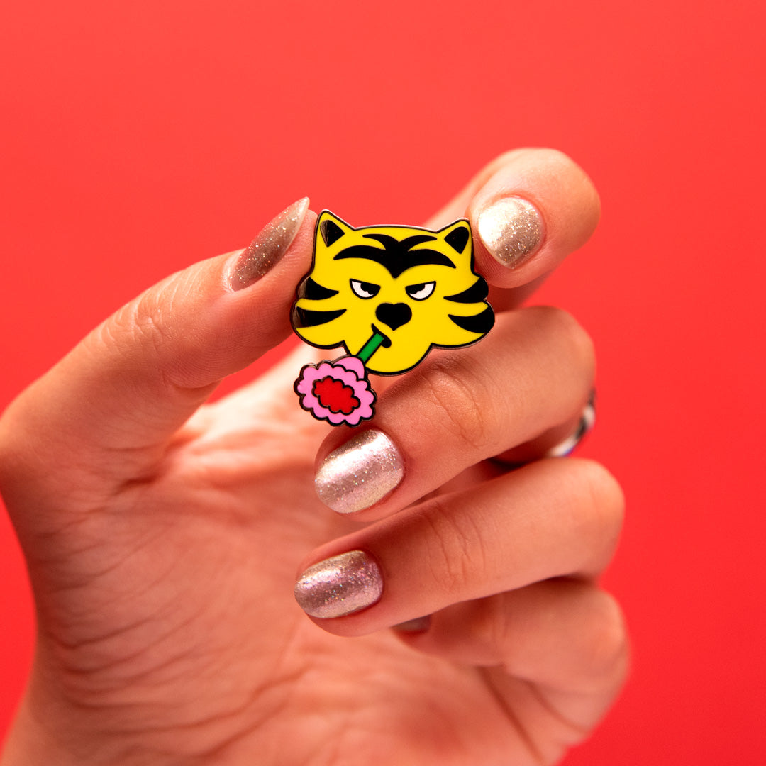 REDY ENAMEL PIN-TIGER